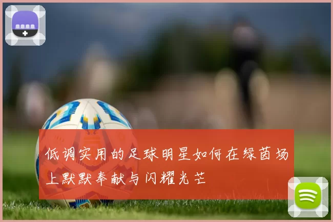 低调实用的足球明星如何在绿茵场上默默奉献与闪耀光芒